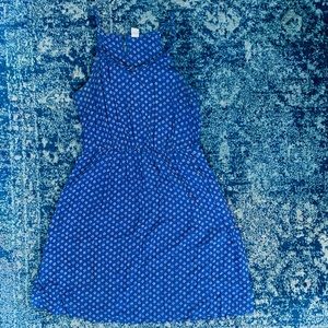 Old Navy Blue Patterned Dress